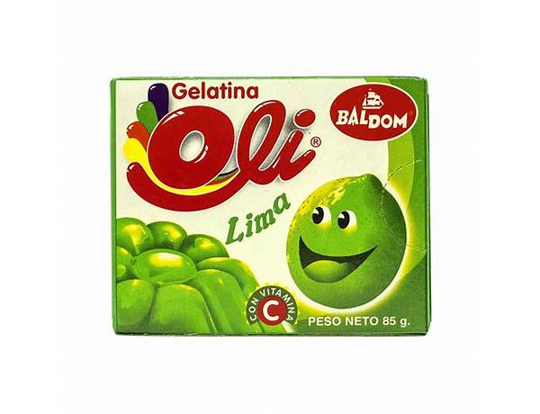 Baldom, oli, gelatina, lima nutrition facts