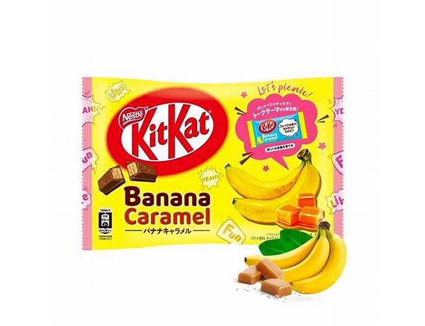 Banana caramel kitkat food facts