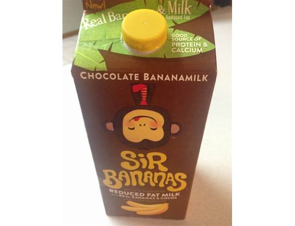 Banana chocolate milk ingredients