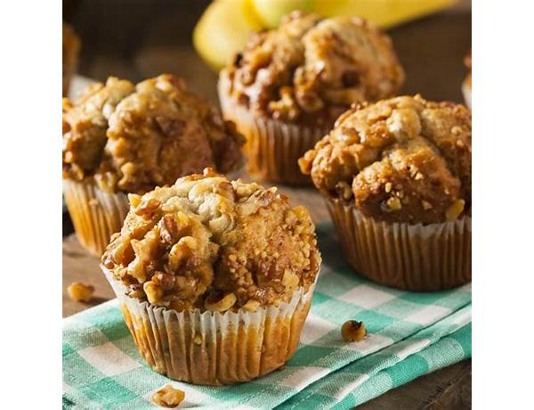 Banana nut muffin ingredients