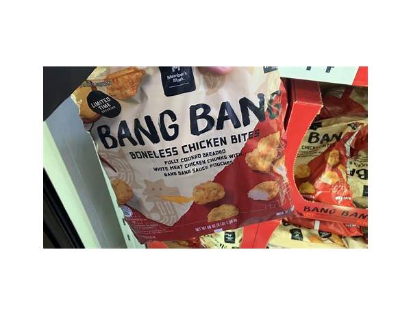 Bang bang boneless chicken bites food facts