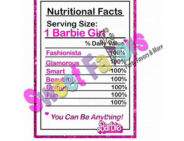 Barbi nutrition facts