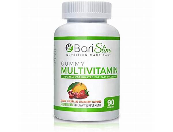 Bariatric multivitamin gimmies ingredients