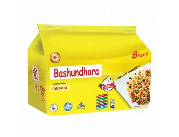 Bashundara noodles food facts