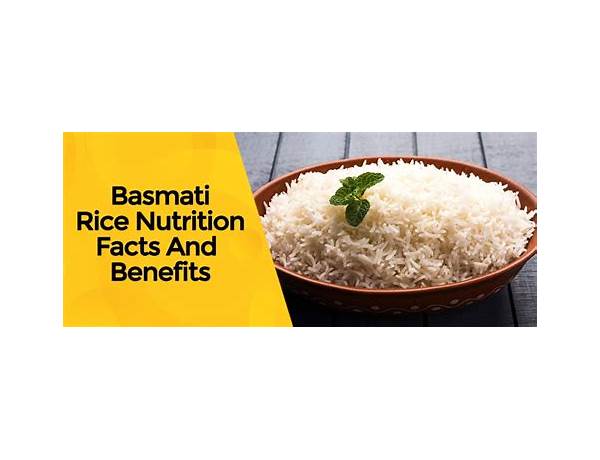 Basmati food facts