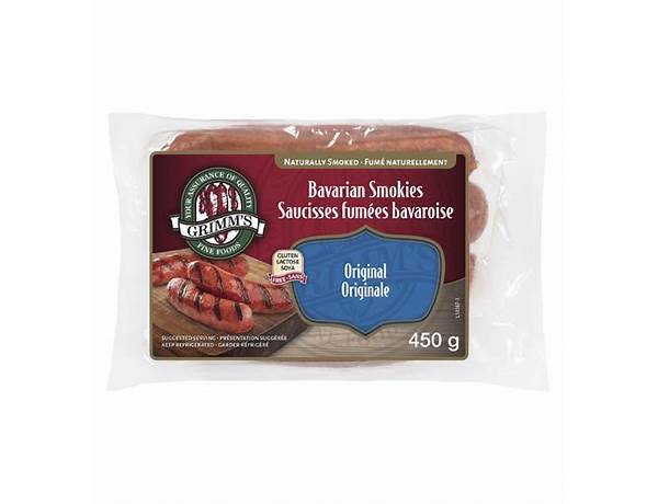 Bavarian smokies original food facts