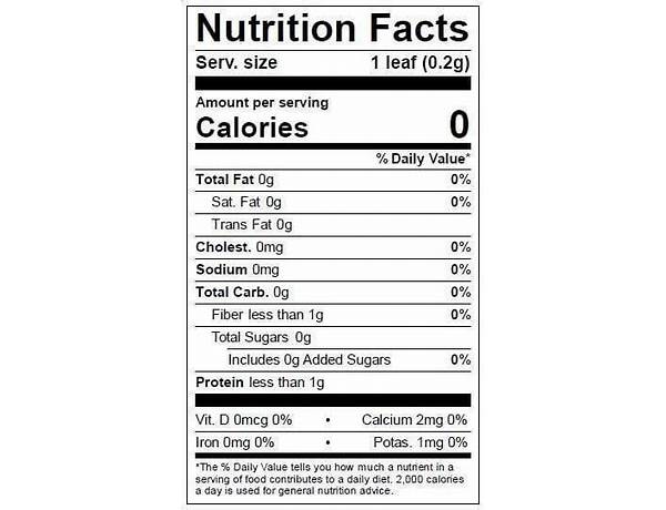 Bay leaf nutrition facts