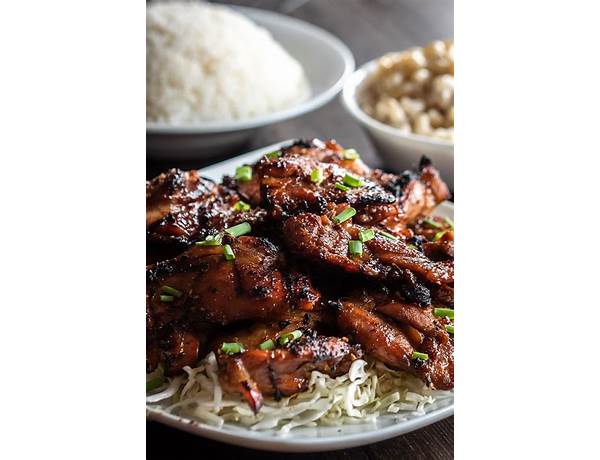 Bbq chicken teriyaki food facts