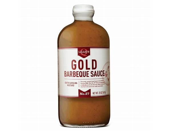 Bbq sauce gold food facts
