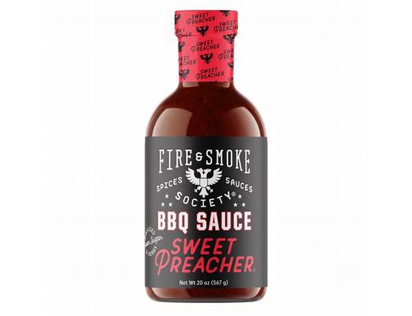 Bbq sauce sweet preacher food facts