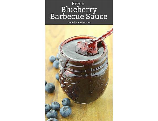 Bbq sause blueberry ingredients