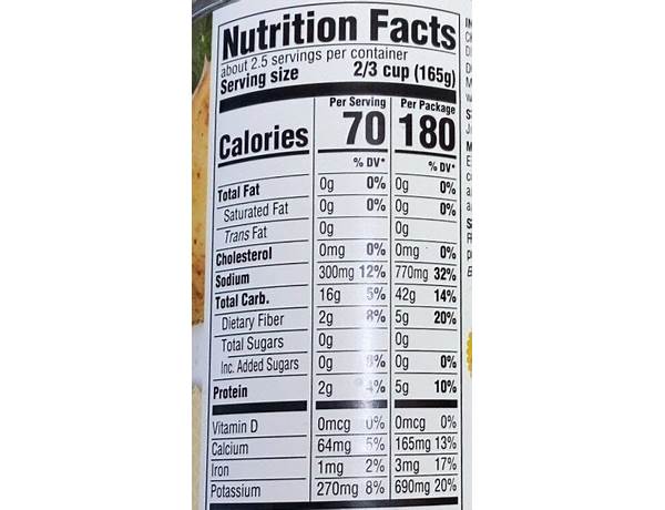 Bc diced potatoes nutrition facts