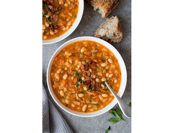 Bean with bacon soup food facts