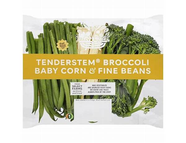 Beans, tenderstem broccoli and babycorn food facts