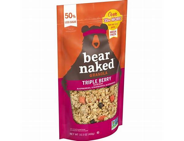 Bear naked triple berry granola food facts