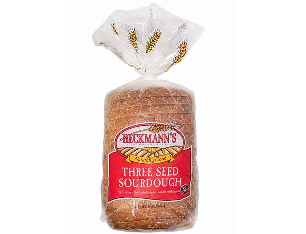Beckmann's three seed sourdough food facts