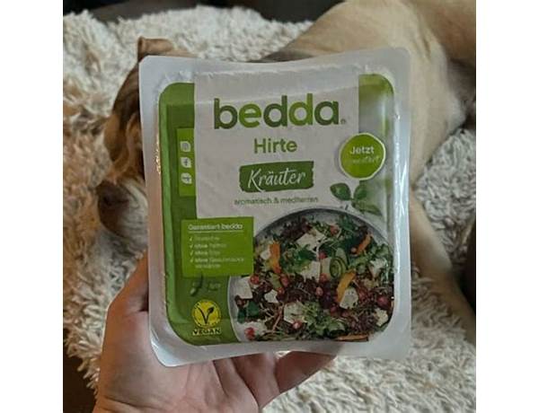 Bedda vegan hirte kräuter food facts