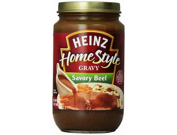 Beef and gravy food facts