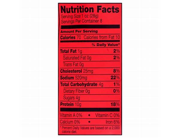 Beef bites nutrition facts