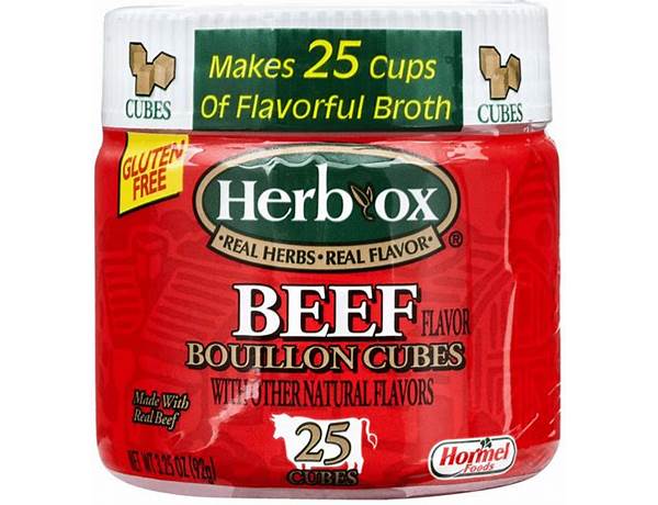 Beef bouillon cubes food facts