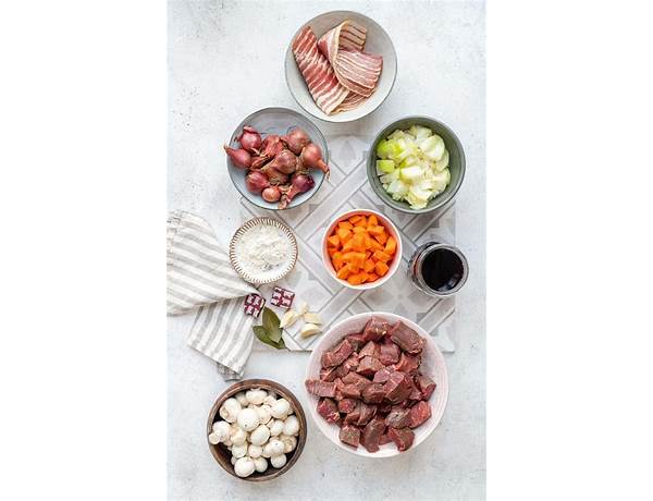 Beef bourguignon ingredients