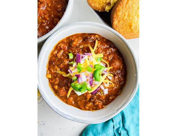 Beef chili food facts
