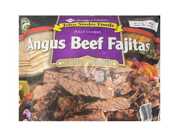 Beef for fajitas food facts