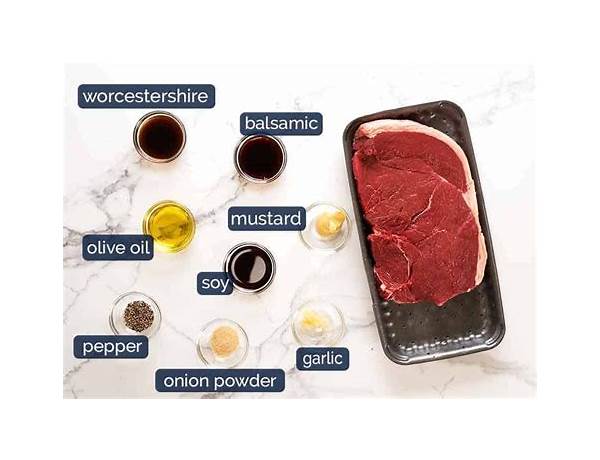 Beef steak ingredients