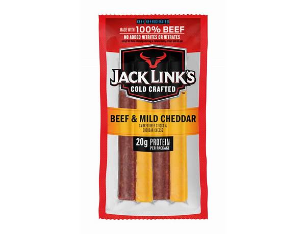 Beef stick and cheese food facts