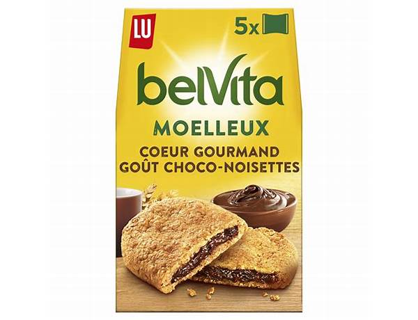 Bel vita moelleux chocolat noisette ingredients