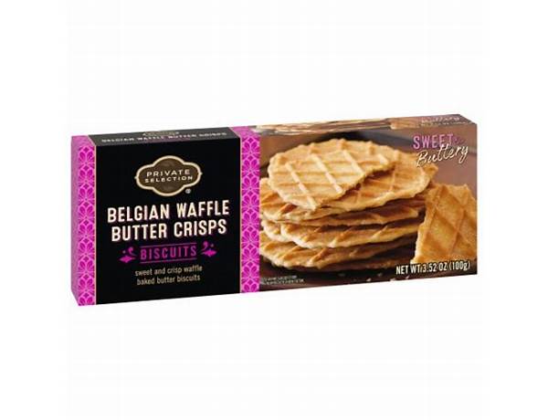 Belgian waffle butter crisps nutrition facts