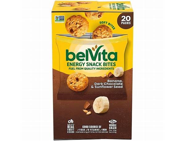 Belvita energy snack bites food facts