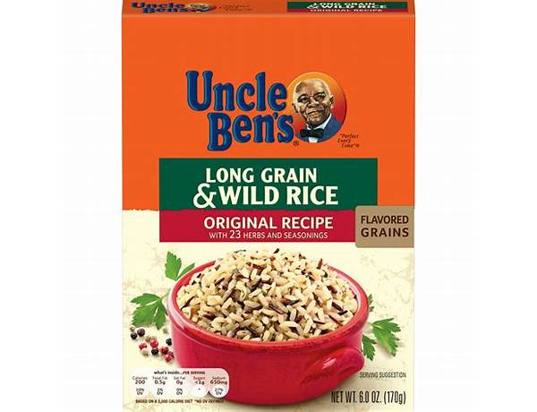 Ben’s original ready rice long grain and wild food facts