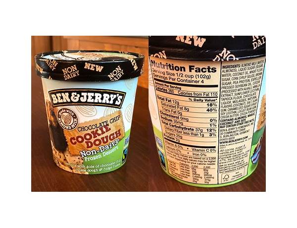 Ben and jerrys non dairy food facts