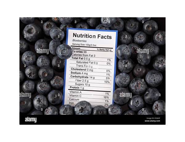 Benfresh blueberries nutrition facts