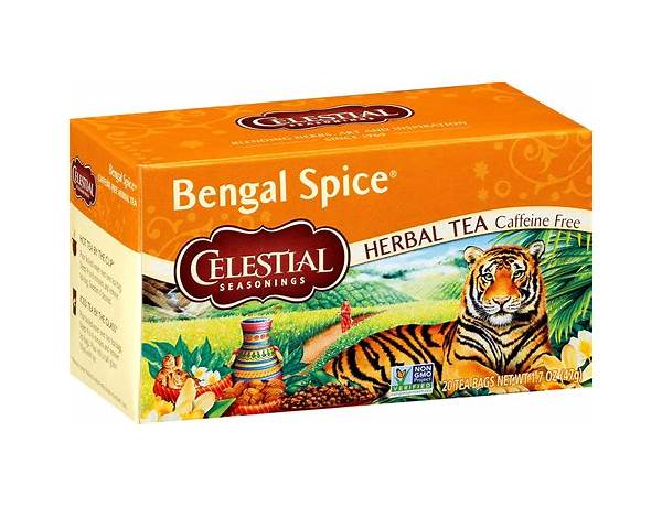 Bengal spice herbal tea caffeine free food facts