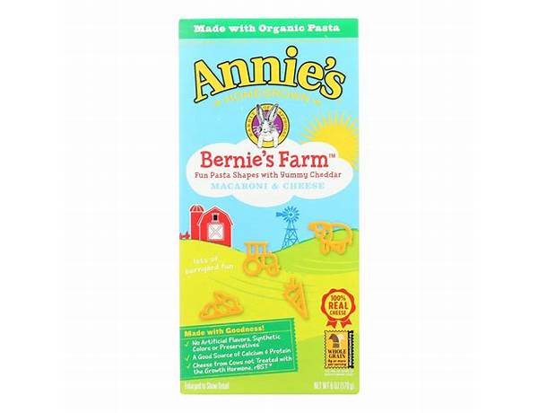 Bernie’s farm macaroni & cheese food facts