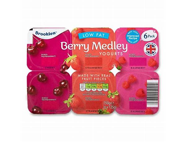 Berry medley thick & creamy food facts