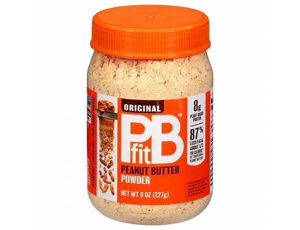 Betterbody pb fit peanut butter powder food facts