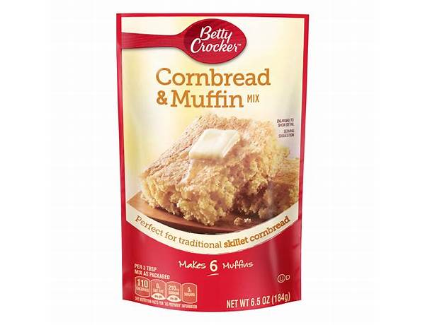 Betty crocker cornbread and muffin mix ingredients