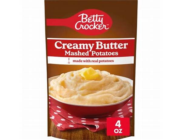 Betty crocker creamy butter mashed potatoes nutrition facts