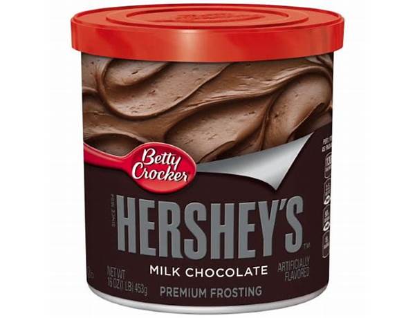 Betty crocker hershey's milk chocolate frosting food facts