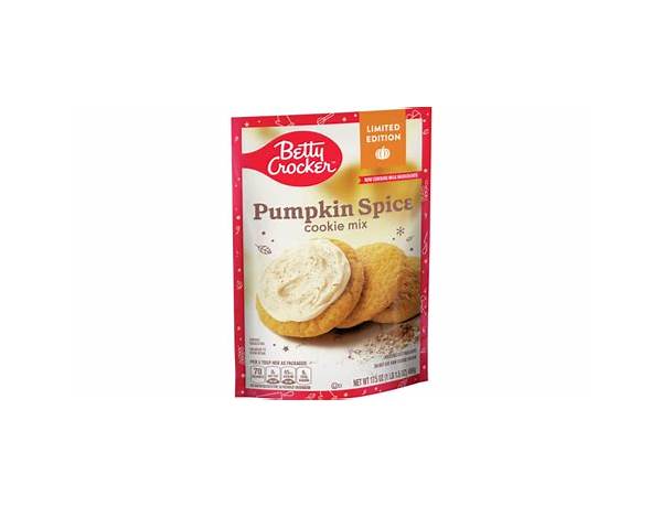 Betty crocker limited edition pumpkin spice cookie mix food facts