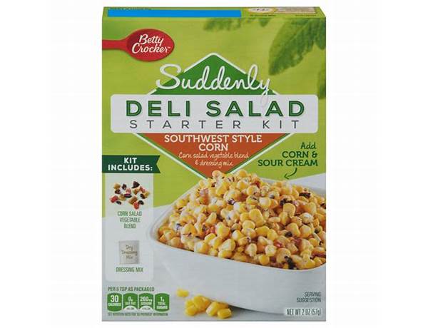 Betty crocker suddenly deli salad starter kit caramel apple food facts