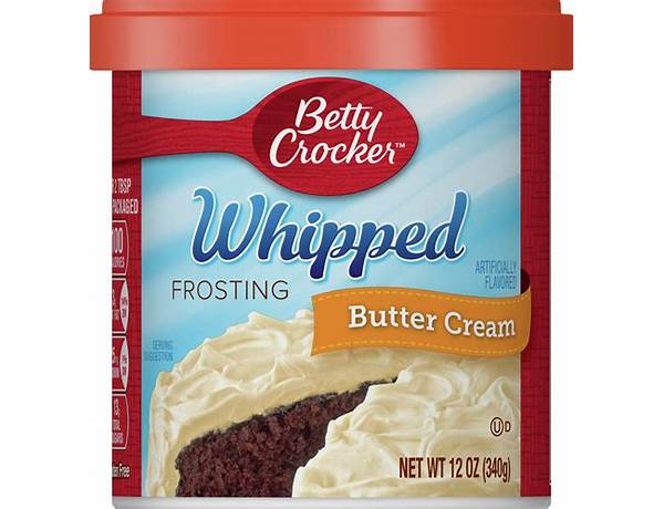 Betty crocker whipped frosting food facts