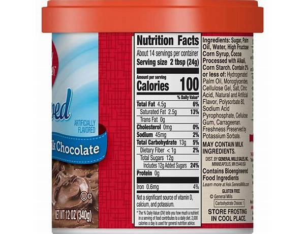 Betty crocker whipped frosting nutrition facts