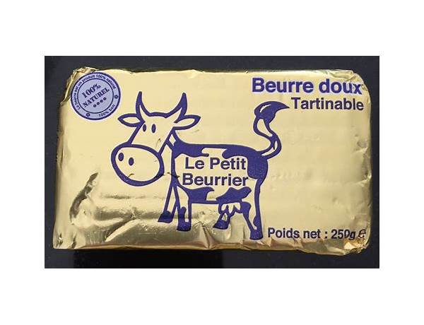 Beurre tartinable food facts