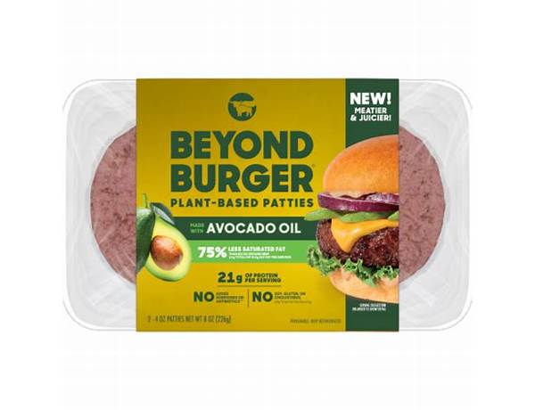 Beyond burger plant-based patties food facts