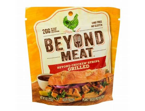 Beyond meat, beyond chicken grilled strips food facts