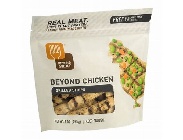 Beyond meat, beyond chicken grilled strips ingredients